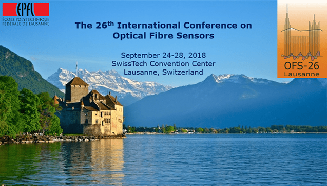 光ファイバセンサ国際会議 (The 26th International Conference on Optical Fiber Sensors (OFS-26)) が開催されます (9月24日(月) - 28(金)) 光ファイバセンサ国際会議 (The 26th International Conference on Optical Fiber Sensors (OFS-26)) が開催されます (9月24日(月) - 28(金))
